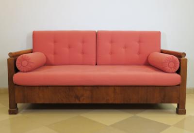 Sofa im Biedermeierstil, unter Verwendung originaler Teile des 19. Jahrhunderts - Mobili e interni