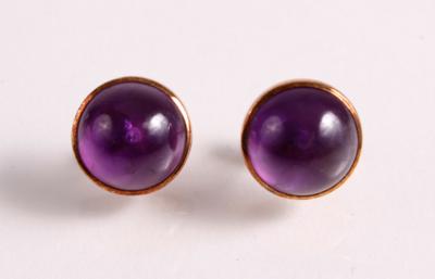 2 Amethyst Ohrstecker - Jewellery and watches