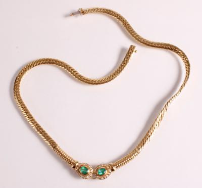 Brillant Collier zus. ca. 0,65 ct - Šperky a hodinky