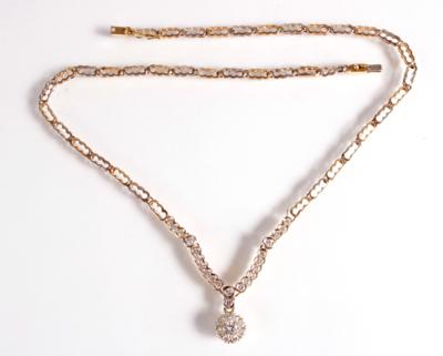 Brillantcollier zusammen ca. 1,90 ct - Jewellery and watches