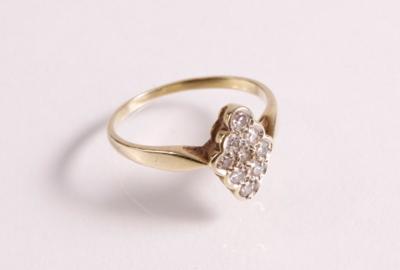 Diamant Damenring - Schmuck und Uhren