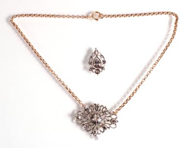 Diamantcollier - Schmuck und Uhren