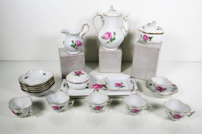 Mokkaserviceteile, Meissen, um 1955/65 - Porcelán, sklo a sběratelské předměty