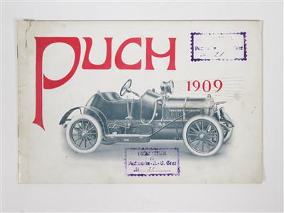 Johann Puch "Modellprogramm 1909" - Automobilia