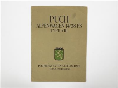 Puch Alpenwagen 14/38 PS, Type XIII - Automobilia