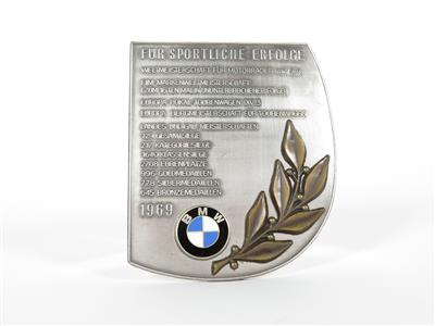 BMW Plakette "Für sportliche Erfolge" - Automobilia