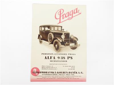 Praga "Personenkraftwagen" - Automobilia