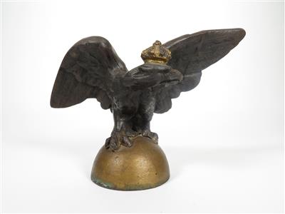 Figur "Adler mit Kaiserkrone um 1900" - Automobilia