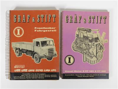 Gräf  &  Stift "Ersatzteillisten" - Automobilia