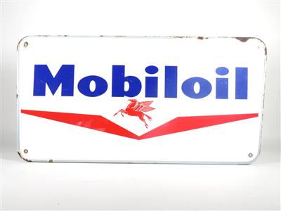 Mobiloil "Emailschild" - Automobilia