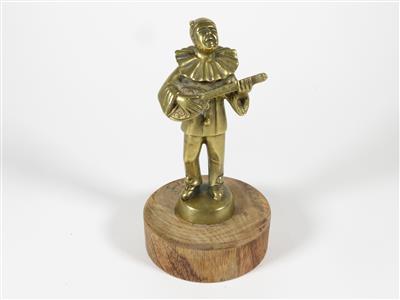 Kühlerfigur "Clown mit Mandoline" - Automobilia