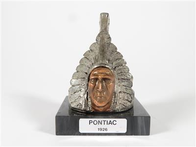 Kühlerfigur "Pontiac Indianerkopf 1926" - Automobilia