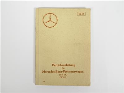 Mercedes-Benz "Betriebsanleitung für Typ 230" - Automobilia