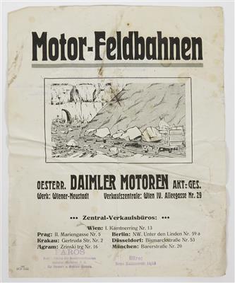 Austro Daimler "Motor-Feldbahnen" - Automobilia