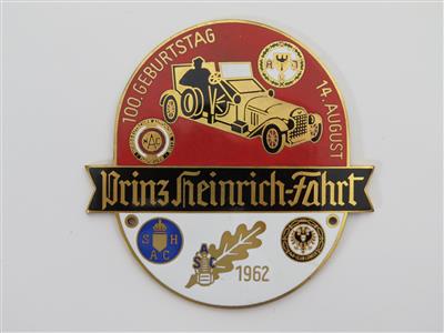 Emailplakette "Prinz Heinrich Fahrt" - Automobilia