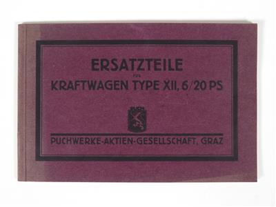 Ersatzteil-Katalog für den Kraftwagen Type XII, 6/20 PS - Automobilia