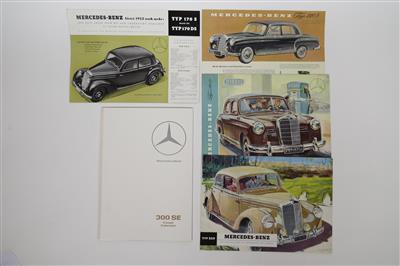 Mercedes-Benz Prospekte der 50er/60er Jahre - Automobilia