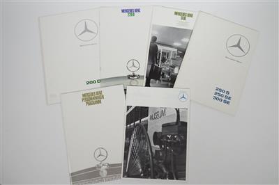 Mercedes-Benz "Prospekte der 60er/70er Jahre - Automobilia