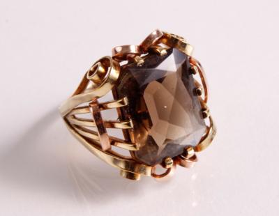 Rauchquarz Ring - Schmuck und Uhren