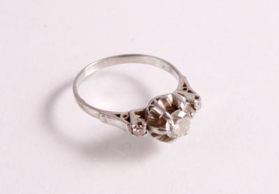 Altschliffbrillantring zusammen ca. 0,60 ct - Schmuck und Uhren