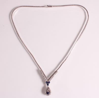 Brillant Collier zus. ca. 0,70 ct - Šperky a hodinky