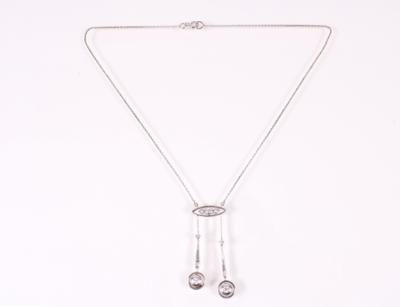 Brillant Diamant Collier zus.0,48 ct - Schmuck und Uhren