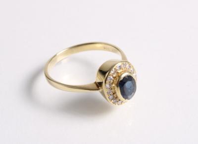 Diamant Damenring zus. ca. 0,20 ct - Jewelry and watches
