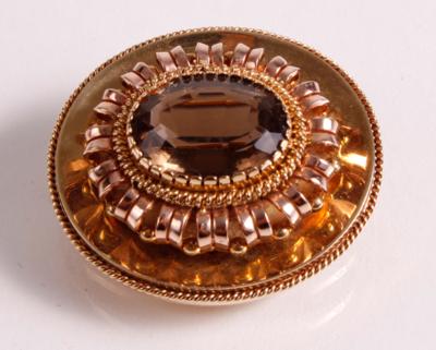 Rauchquarz Brosche - Jewelry and watches