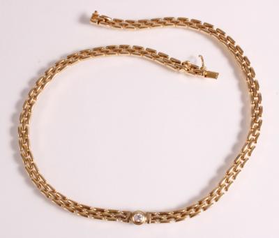 Solitärcollier ca. 0,30 ct - Jewelry and watches