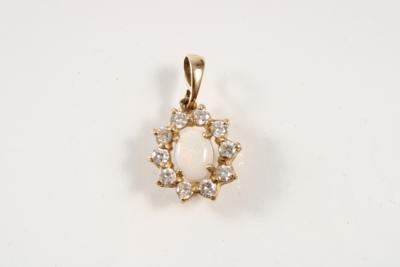 Brillant Anhänger zus. ca. 0,60 ct - Schmuck und Uhren