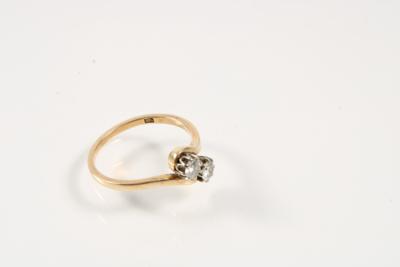 Brillant Damenring zus. ca. 0,35 ct - Schmuck & Uhren