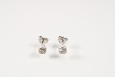 2 Solitär Ohrstecker zus. ca.0,50 ct - Schmuck und Uhren