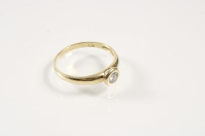 Solitärring ca. 0,20 ct - Klenoty a Hodinky