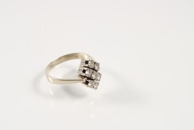 Brillant Damenring zus. ca. 0,55 ct - Schmuck & Uhren