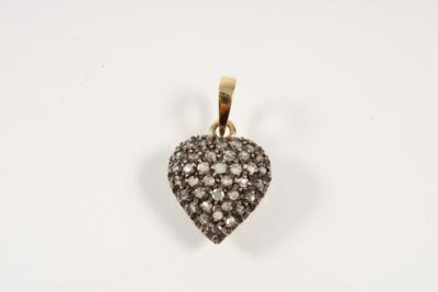 Diamantrauten Herzanhänger - Jewellery & watches