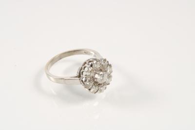 Brillant Damenring zus. ca. 1,05 ct - Schmuck und Uhren