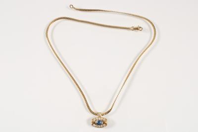 Brillant Collier zus. ca. 0,30 ct - Schmuck und Uhren