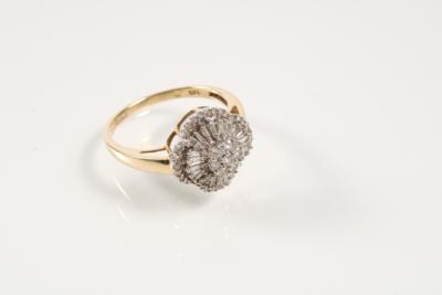 Brillant Diamant Damenring zus. ca. 0,50 ct (graviert) - Gioielli e orologi