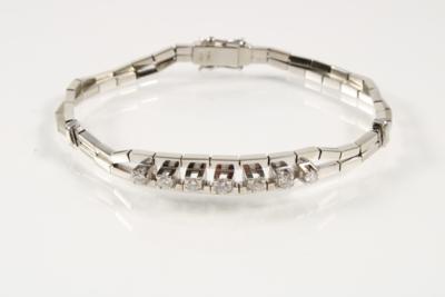 Brillant Armband zus. ca. 0,60 ct - Schmuck und Uhren