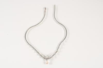 Brillant Collier zus. ca. 1,60 ct - Schmuck und Uhren