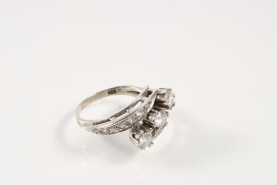 Altschliffdiamant Damenring zus. ca. 1 ct - Schmuck und Uhren