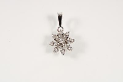 Brillant Anhänger zus. ca. 0,20 ct - Schmuck und Uhren