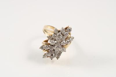 Brillant Damenring zus. ca. 1,70 ct - Gioielli e orologi