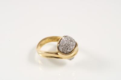 Brillant Damenring zus. ca. 1 ct - Klenoty a Hodinky