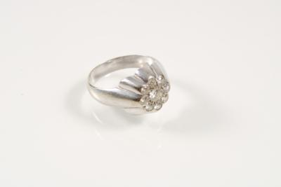 Brillant Damenring zus. ca. 0,50 ct - Schmuck und Uhren