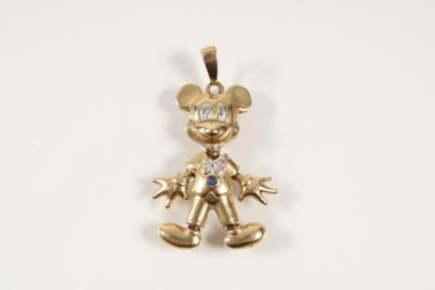 Diamant Anhänger "Mikey Mouse" - Schmuck und Uhren