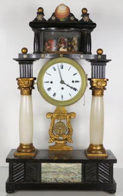 Biedermeier Portaluhr, Wien um 1830 - Nábytek a interiér