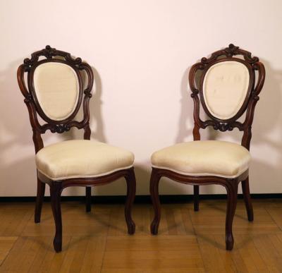 Paar Sessel im Barockstil, 19. Jahrhundert - Möbel und Interieur