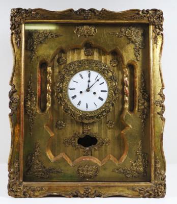 Biedermeier-Rahmenuhr, um 1840 - Nábytek a interiér