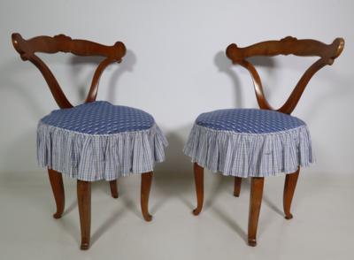Paar Biedermeier Sessel um 1830/35 - Möbel und Interieur